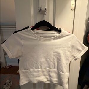 Aerie Cropped White top